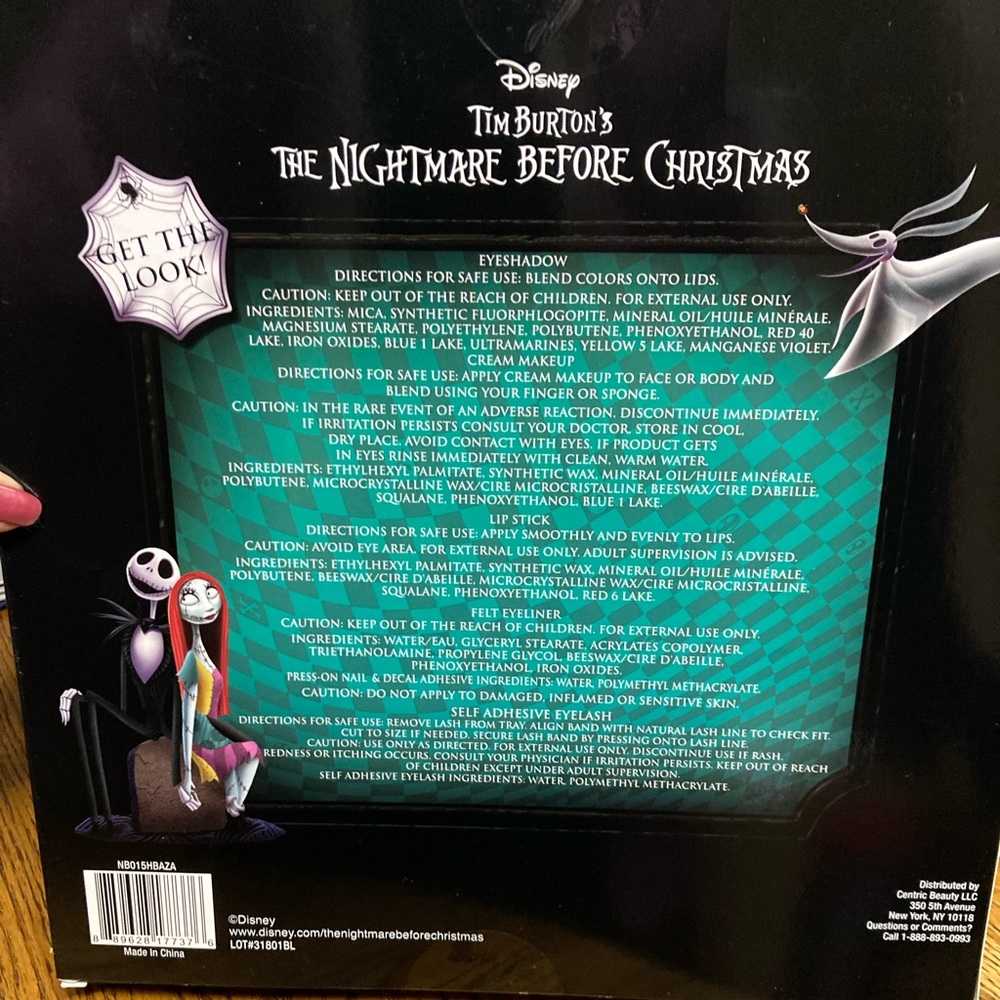 New Nightmare before Christmas Makeup Set.  Sold - Picture 13 of 13